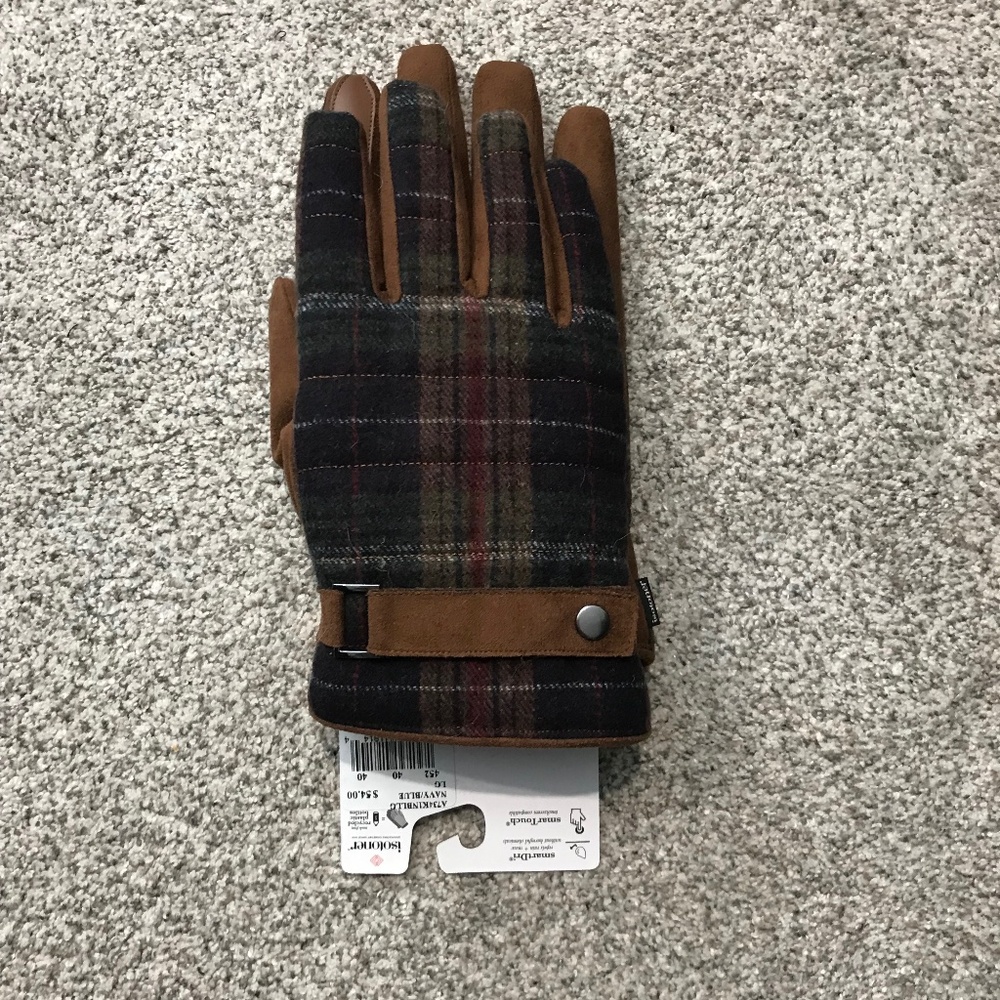 Isotoner Quilted Plaid Gloves - Picture 2 of 3